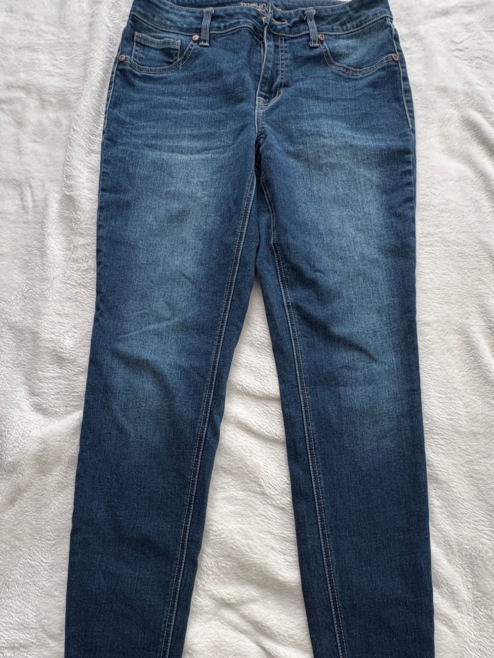 Maurices Blue Skinny Jeans - Classic Dark Wash